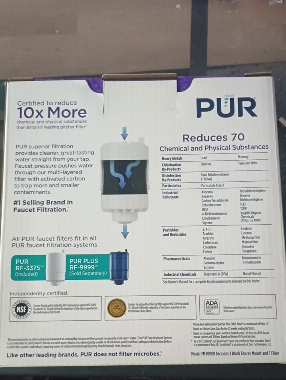 PUR Faucet-Mounted Water Filter in Black - Picture 2 of 4
